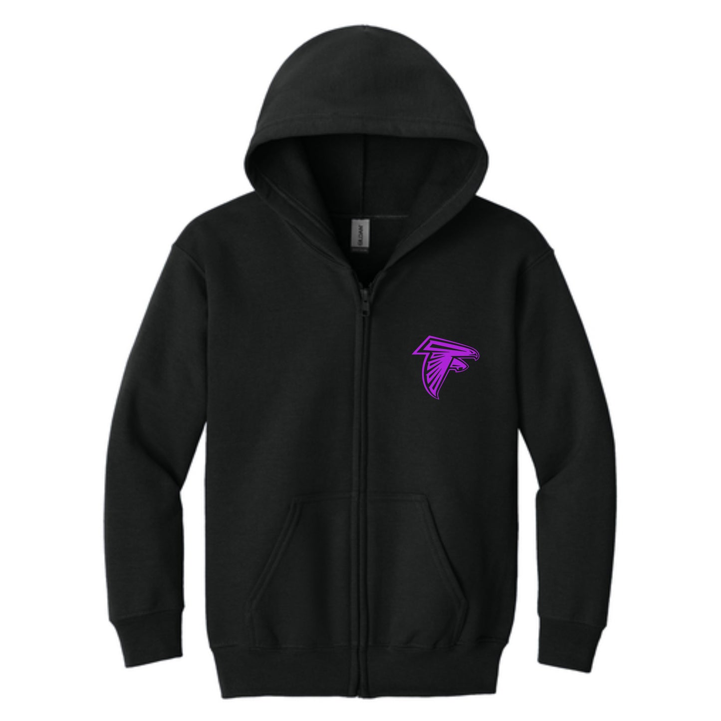 Falcons Football Mom Zip Up Sweatshirt