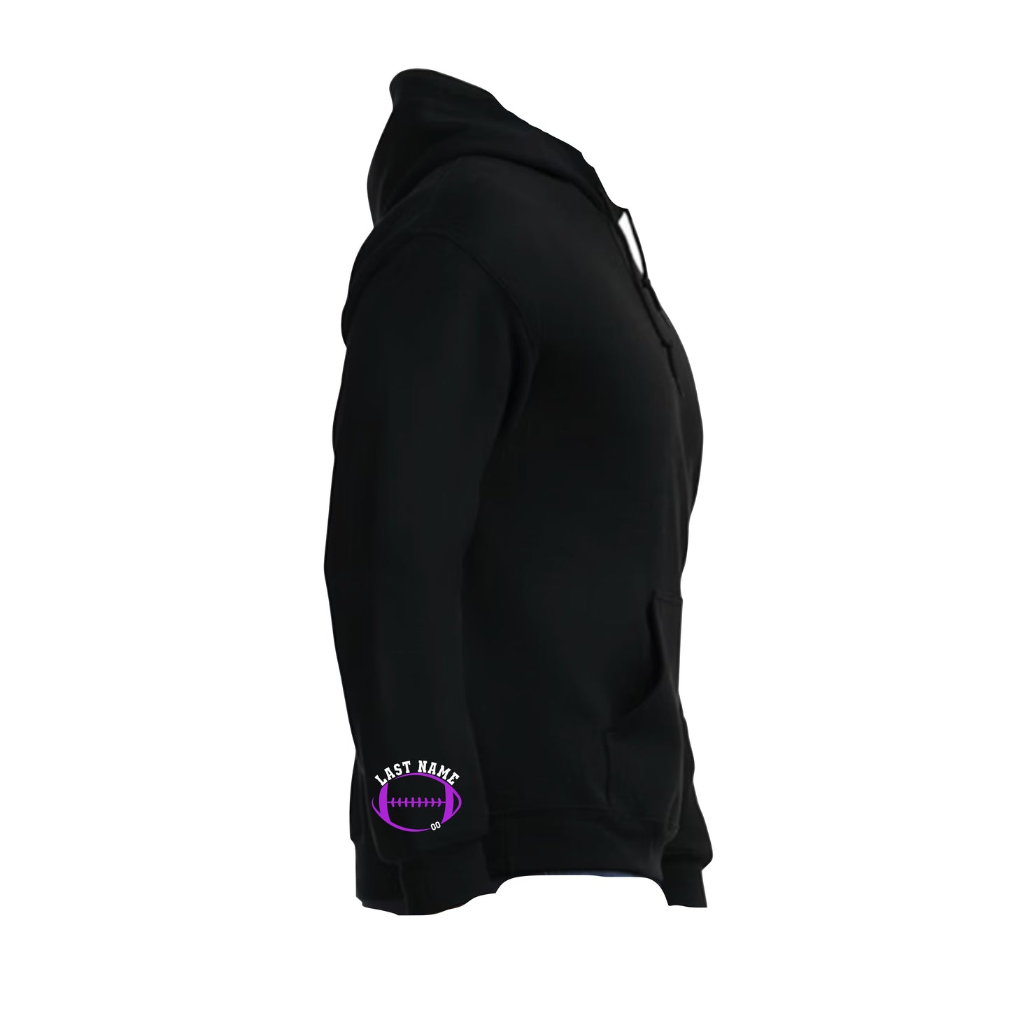 Falcons Football Mom Zip Up Sweatshirt