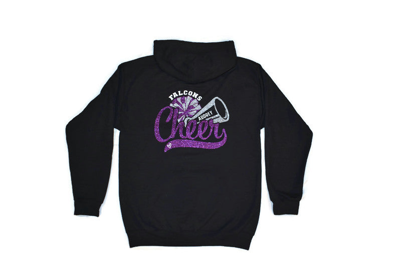 Falcons Megaphone Cheer Zip Up Sweatshirt