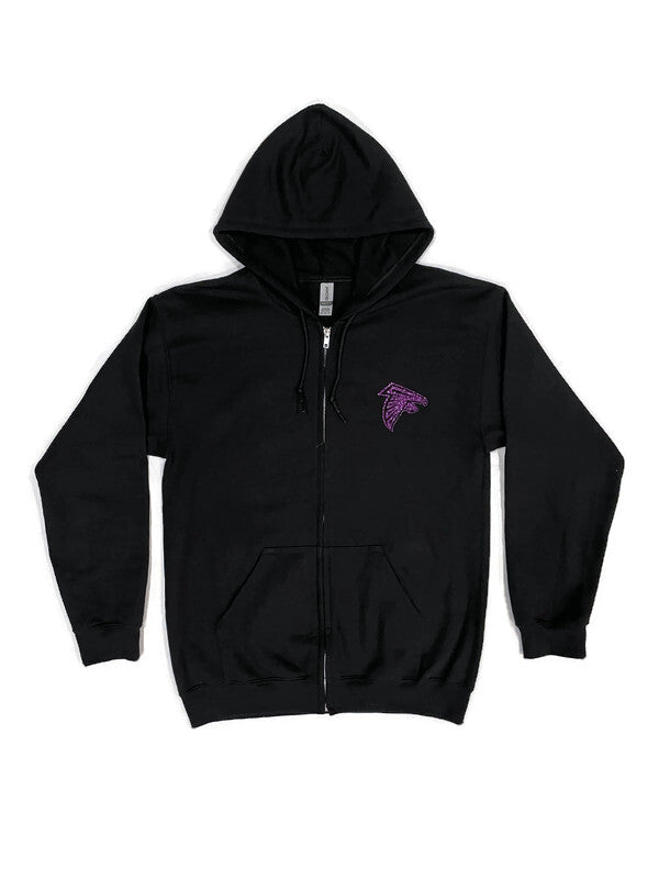 Falcons Megaphone Cheer Zip Up Sweatshirt