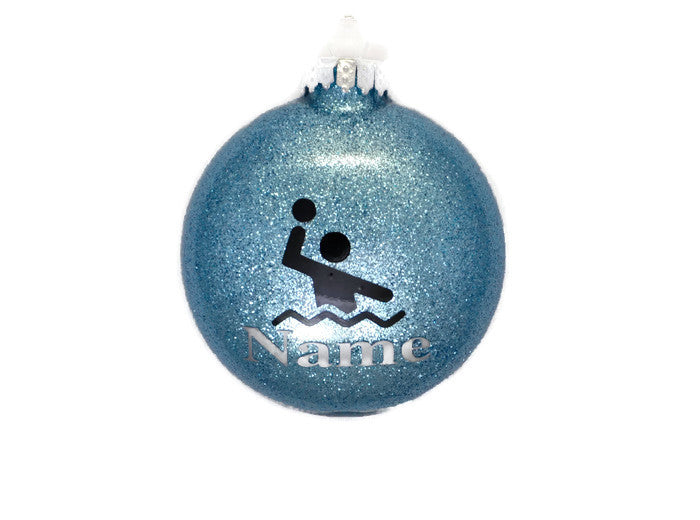 Water polo christmas ornament