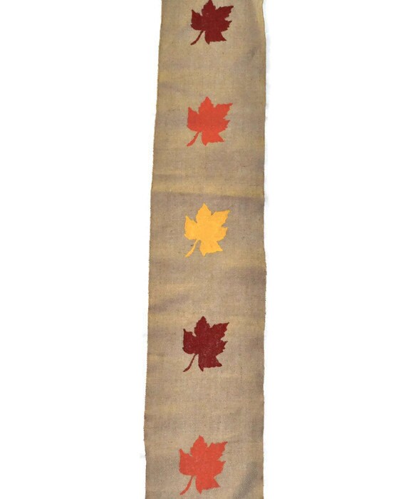 burlap table runner