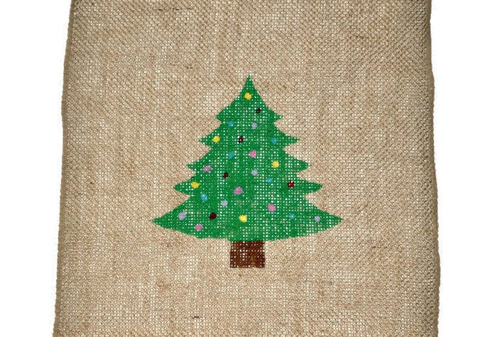 burlap table runner