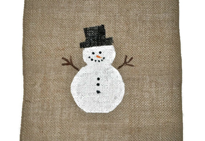 burlap table runner