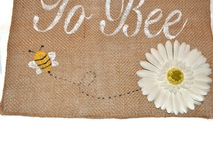 burlap bee