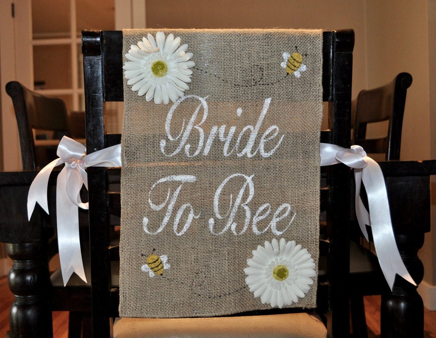 bridal shower chair decoration