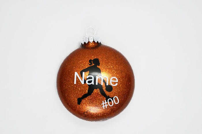 girls basketball ornament