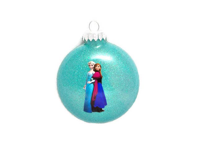 elsa and anna ornament