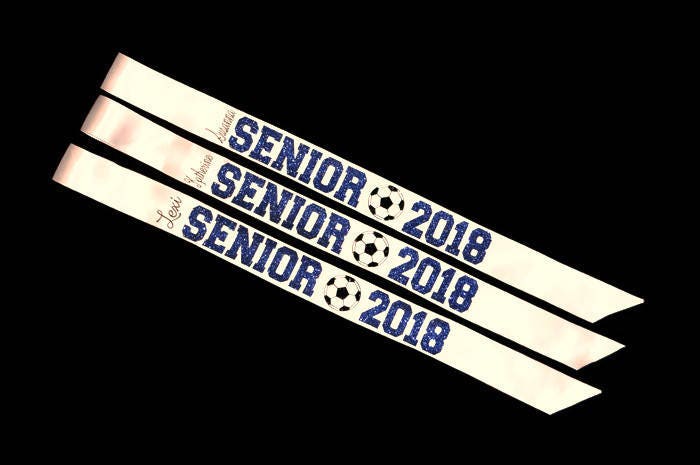 Senior Soccer Sash
