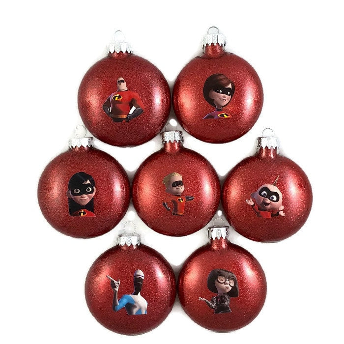 incredibles ornaments