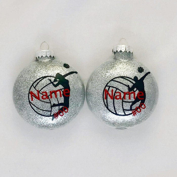 Volleyball Christmas ornament