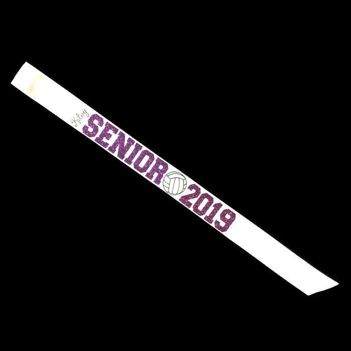 Senior Volleyball Sash