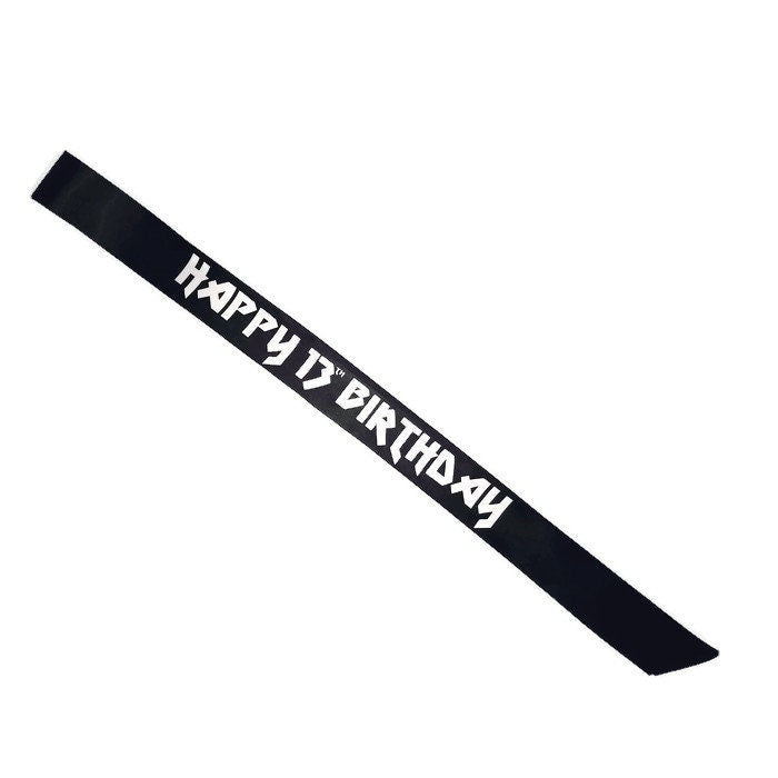 21 birthday sash