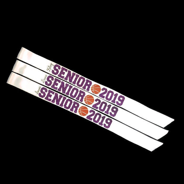 Senior Basketball Sash