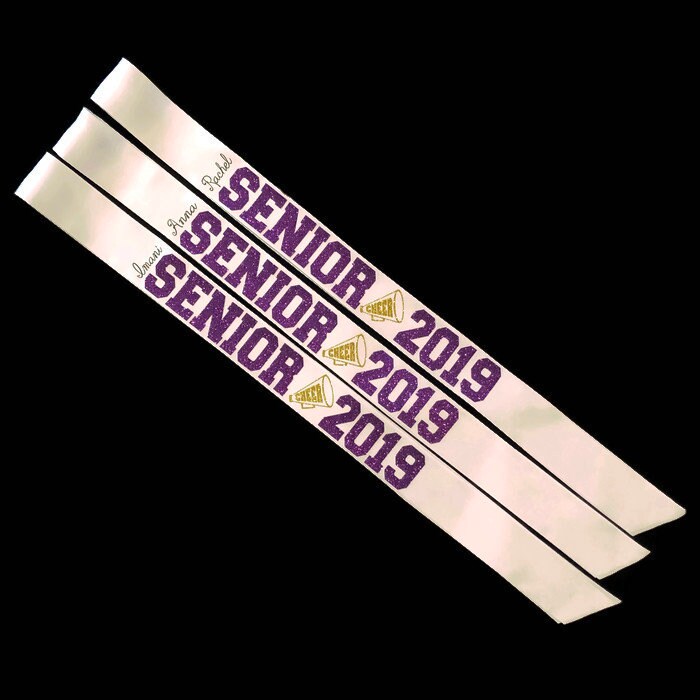 Senior Cheer Sash