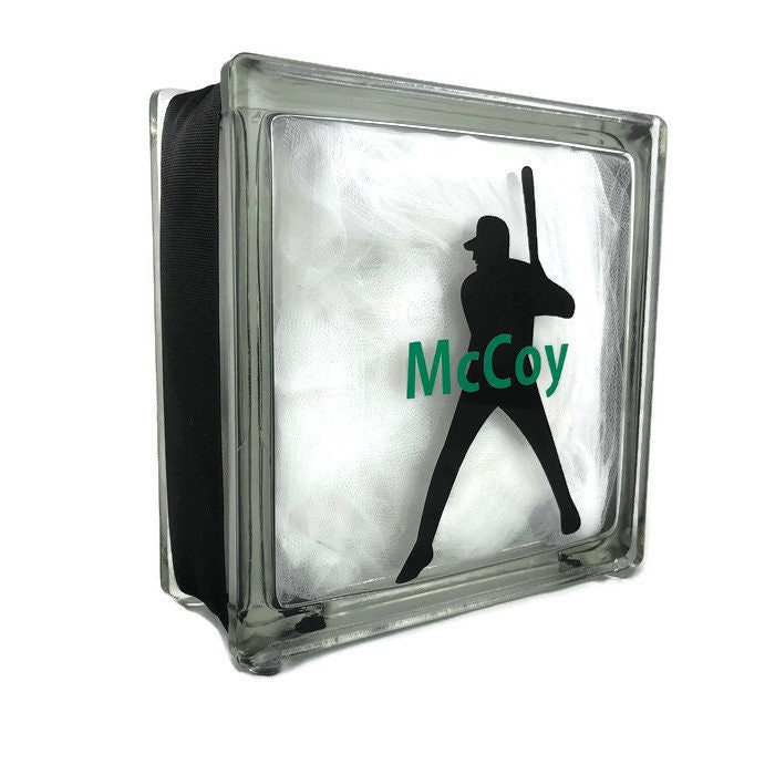 Baseball Glass Block