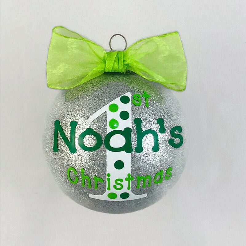 first christmas ornament baby