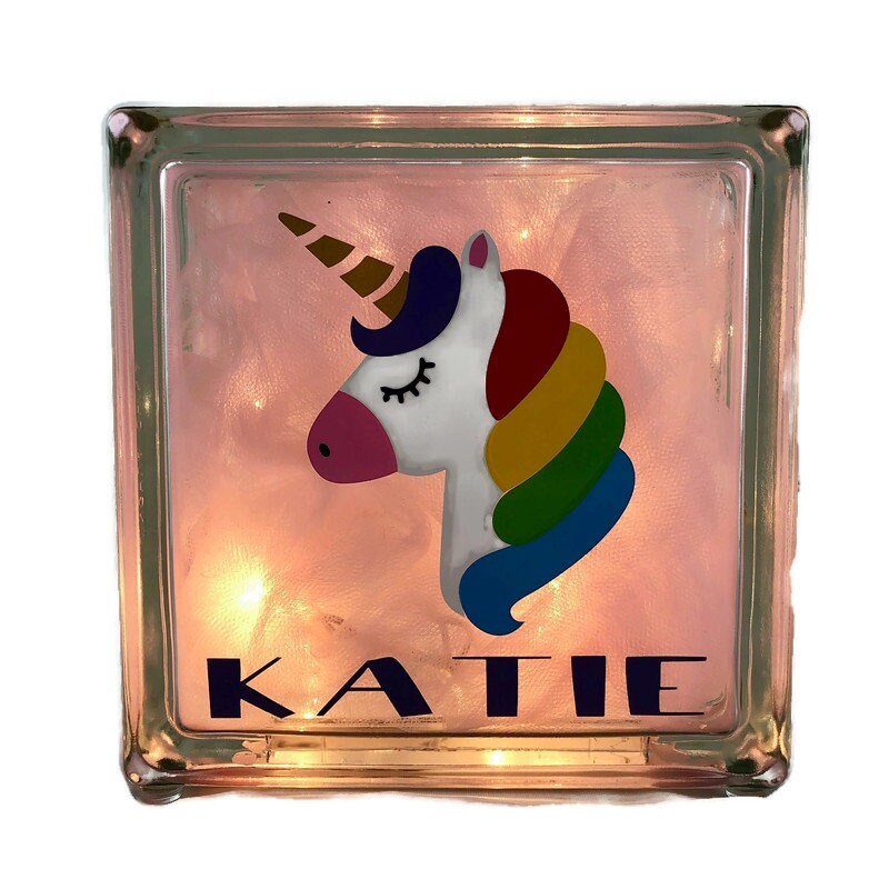 Glass blocks with lights