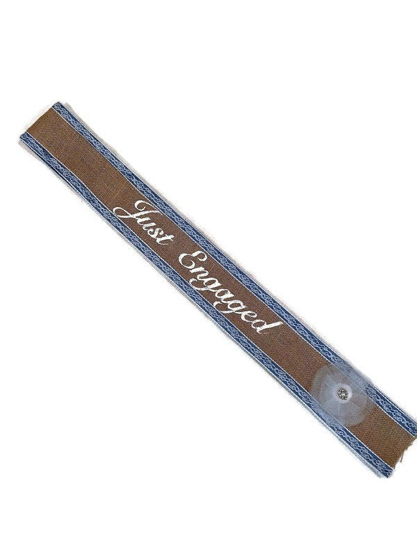 rustic bride to be sash