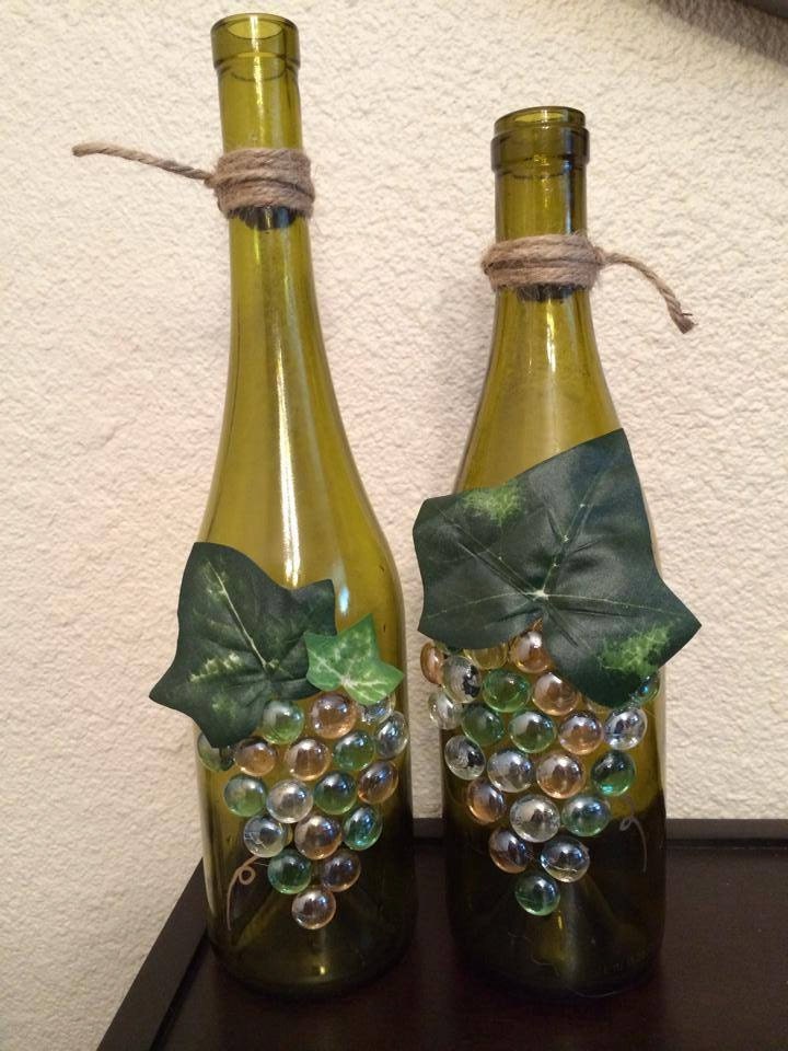 wine bottle decor
