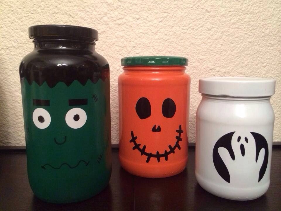 halloween mason jar