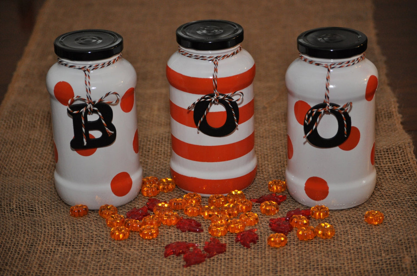 painted mason jars halloween