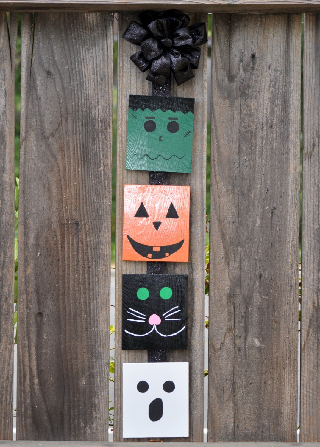 wood halloween art