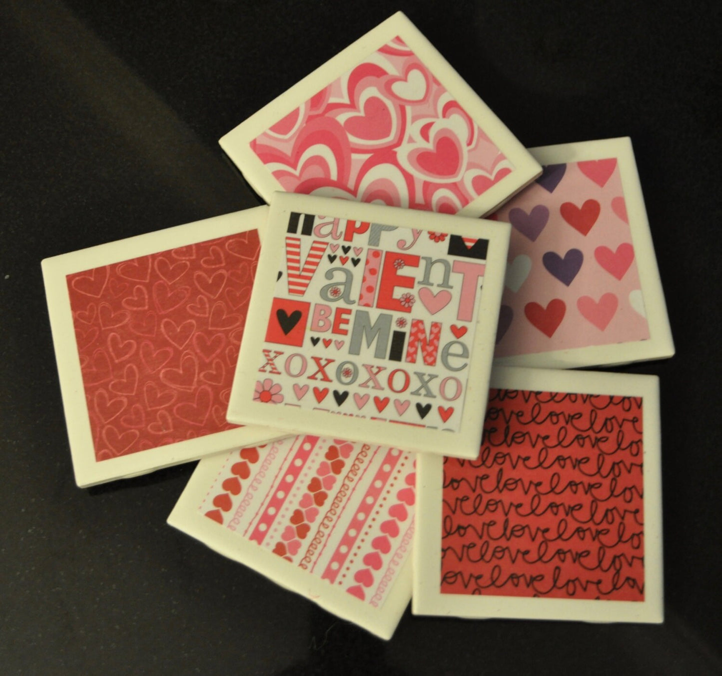 Valentine coasters