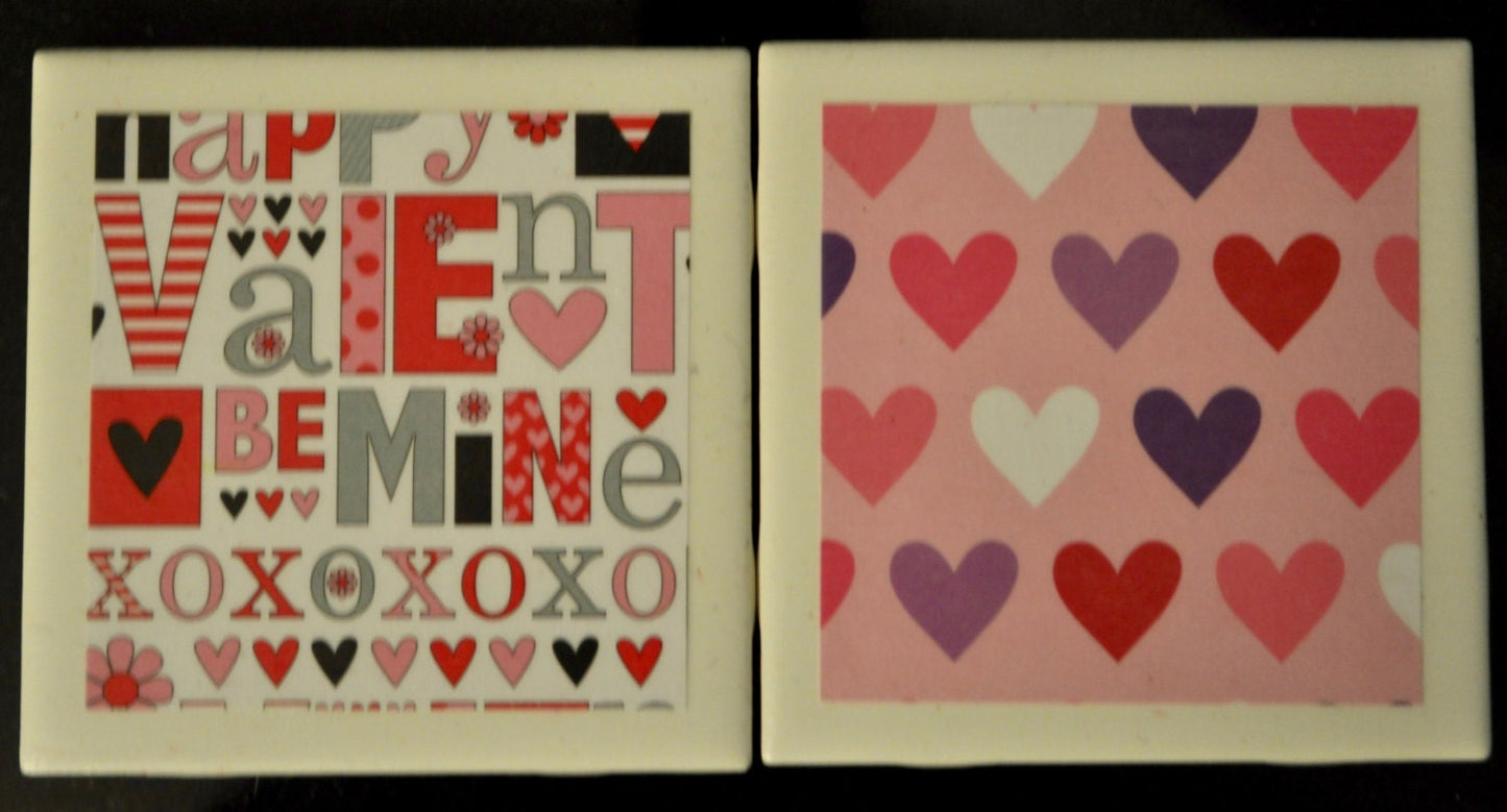 valentines coasters