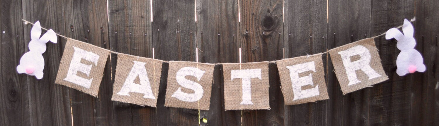 easter burlap
