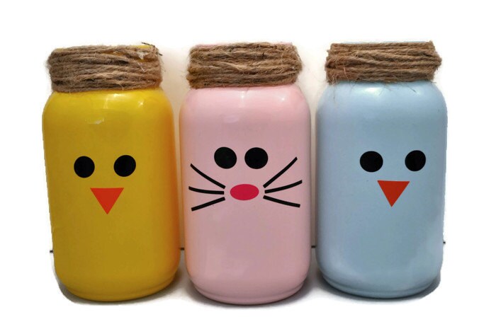 easter mason jar