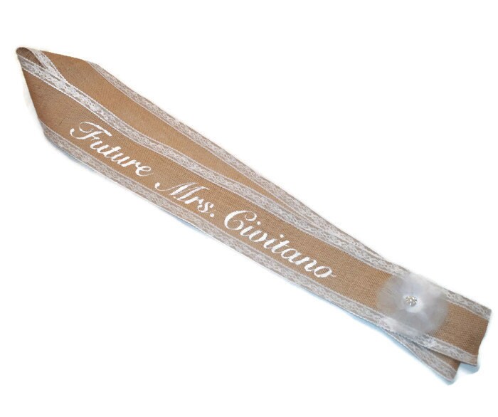 bachelorette party sash