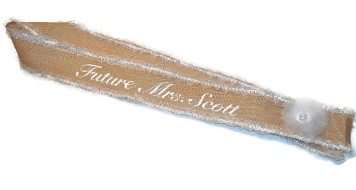 bride sash bachelorette
