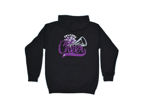Falcons Megaphone Cheer Zip Up Sweatshirt