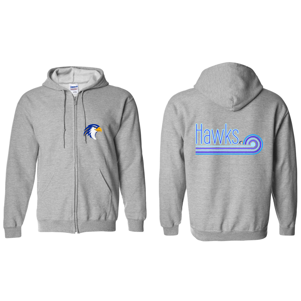 Hidden Valley Blue Wave Zip Up