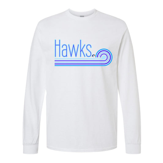 Hidden Valley Hawks Blue Wave Long Sleeve Shirt