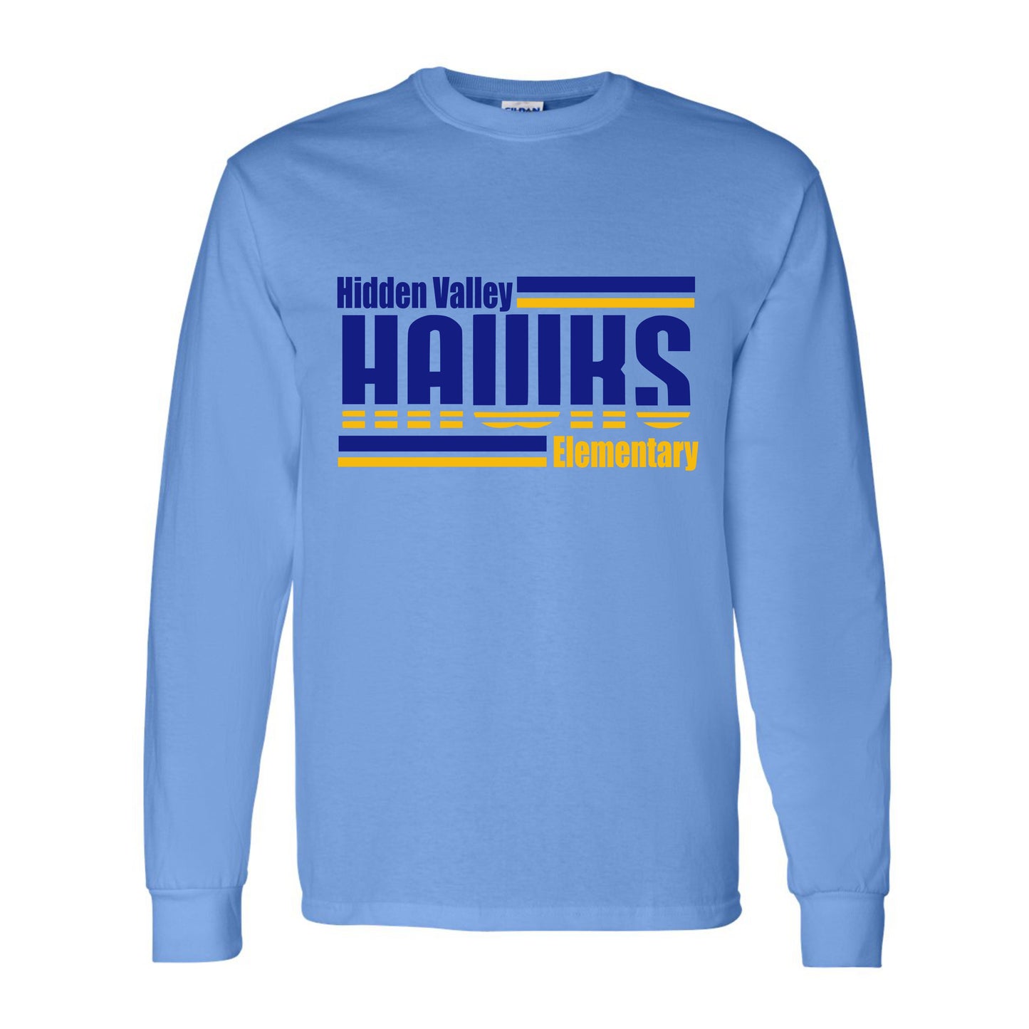 Hidden Valley Hawks Horizontal Lines Long Sleeve Shirt