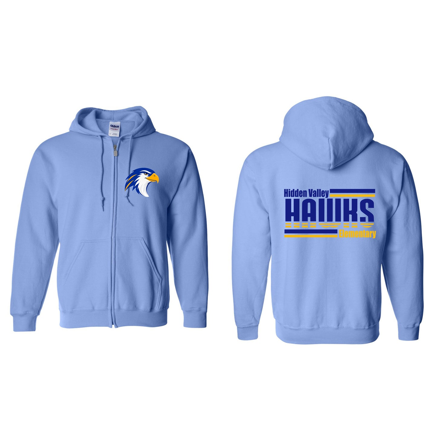 Hidden Valley Horizontal Lines Zip Up