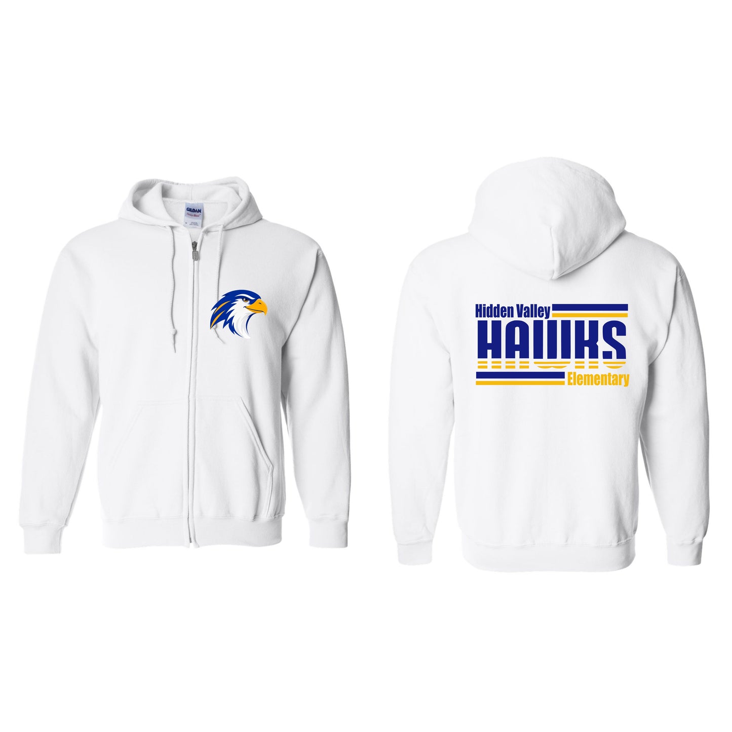 Hidden Valley Horizontal Lines Zip Up