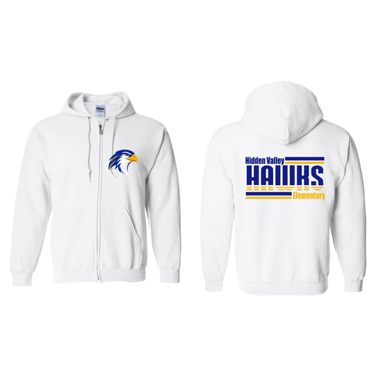 Hidden Valley Horizontal Lines Zip Up