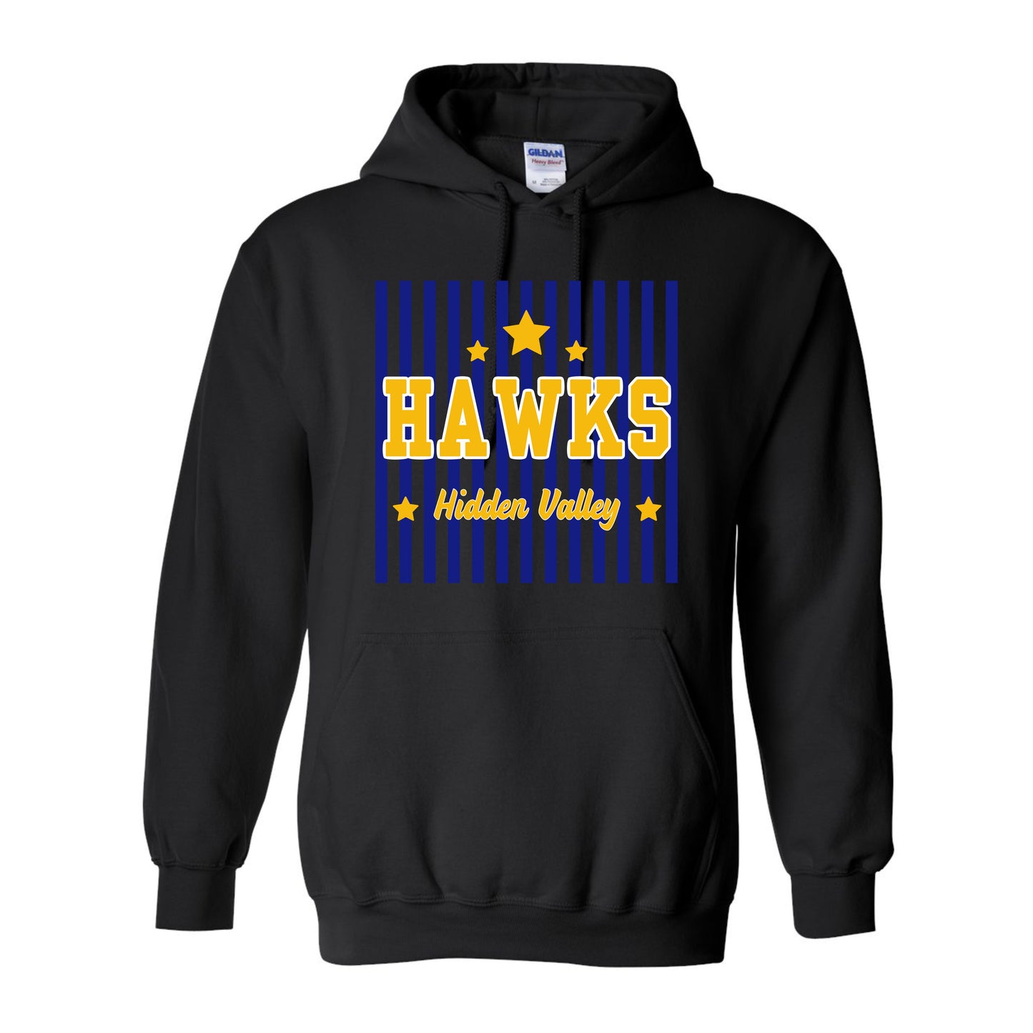Hidden Valley Vertical Lines Retro Hoodie