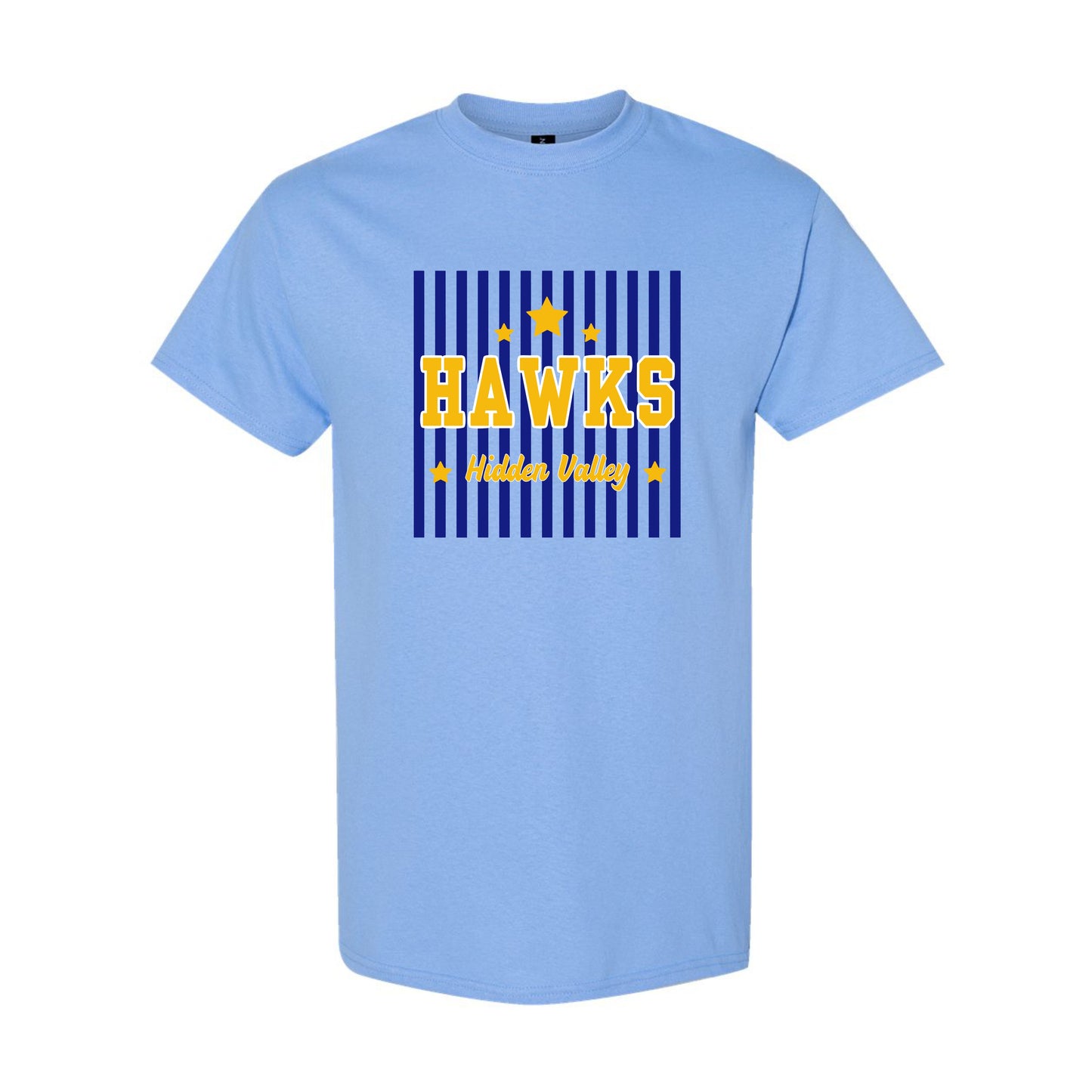 Hidden Valley Hawks Vertical Lines Retro Shirt
