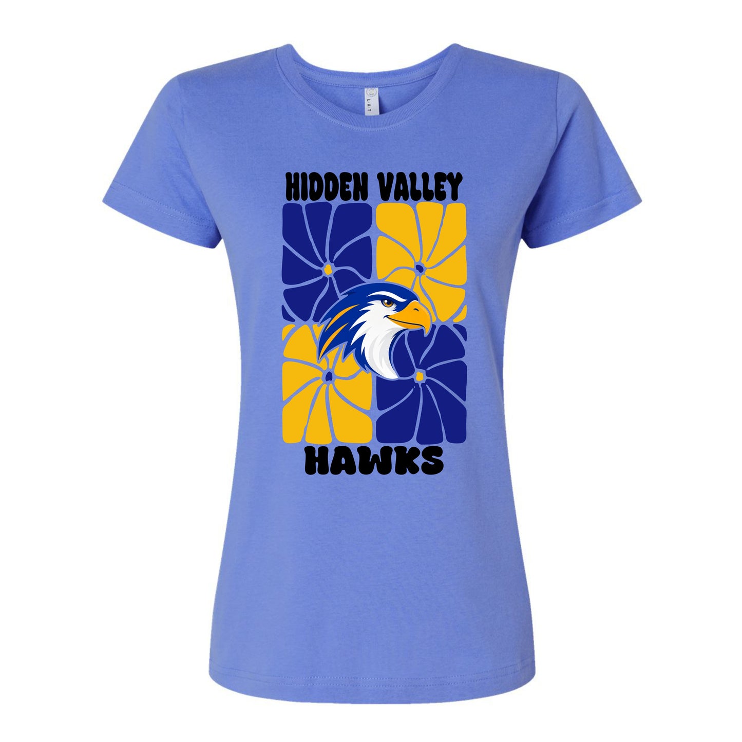 Hidden Valley Hawks Retro Flowers Women’s Shirt