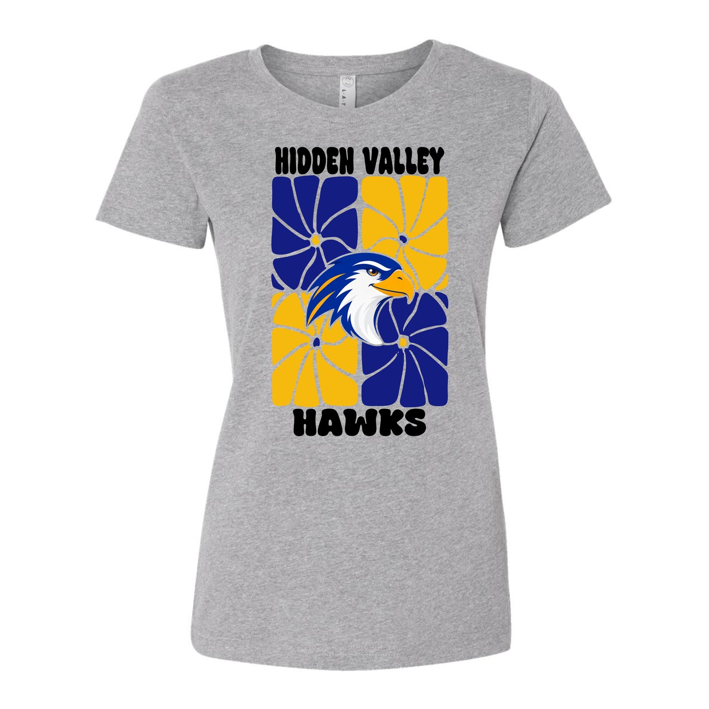 Hidden Valley Hawks Retro Flowers Women’s Shirt