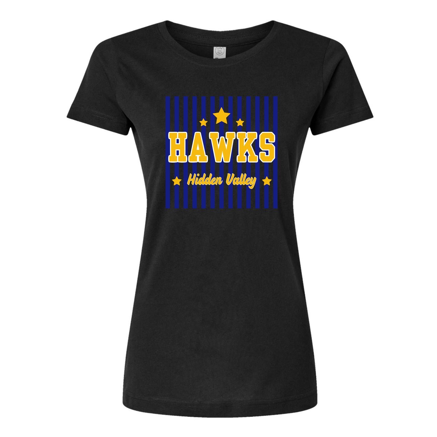 Hidden Valley Hawks Vertical Lines Women’s Shirt