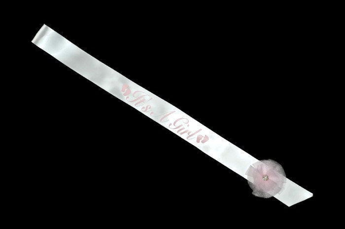 gender reveal sash