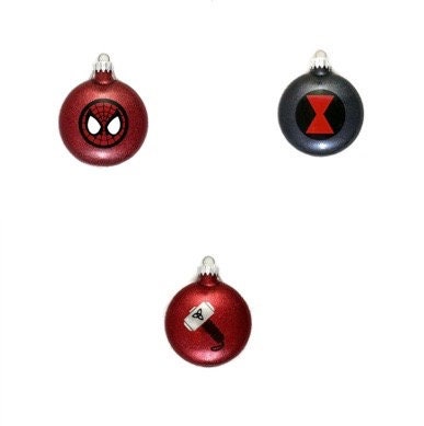 super hero ornaments